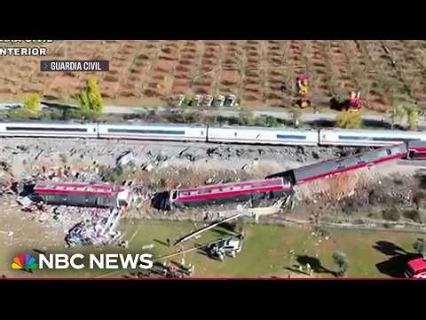 Train crash kills at least 68 in Spain