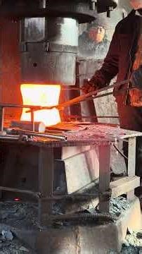 Inside the forging factory tour Heavy Hammers, Hot Steel, Perfect Team Coordination #forging #craft