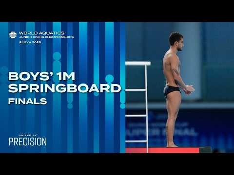 Boys' 1m Springboard (14-15) | Finals | World Aquatics Junior Diving Championships 2026