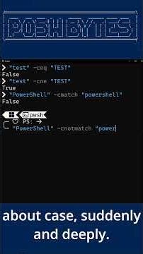 PoshBytes: When PowerShell Cares About Case