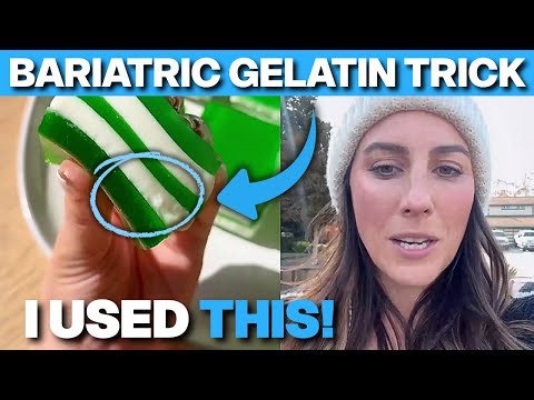 BARIATRIC GELATIN RECIPE - (NEW RECIPE) - GELATIN TRICK RECIPE - Viral Jello Diet - Gelatin Recipe