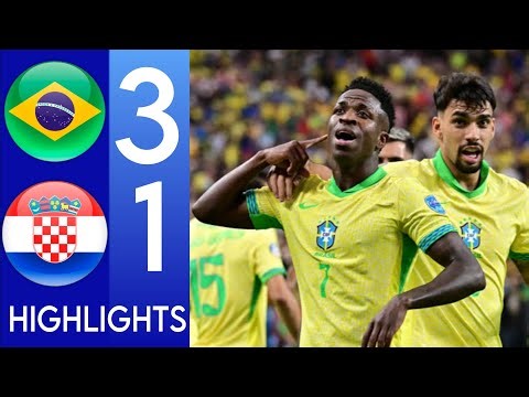 brazil vs croatia 3-1 highlights & goals • | Gabriel Martinelli & Igor Thiago Goals! | 2026 Friendly