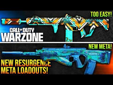 WARZONE: New TOP 5 BEST RESURGENCE META LOADOUTS After Update! (WARZONE META Weapons)