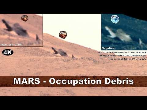 MARS: Occupation Debris. Chair & Toilet ? ArtAlienTV 4K