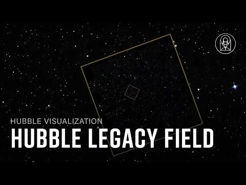 Hubble Legacy Field - Zoom Out