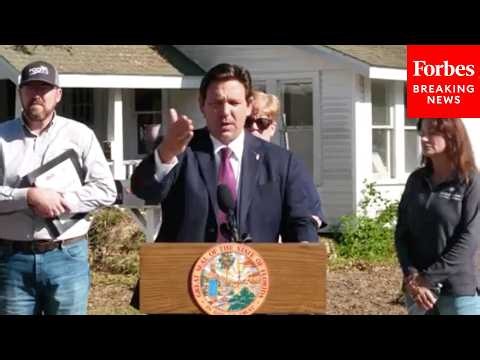 JUST IN: Gov. Ron DeSantis Provides Latest Updates On Florida's Recover From Hurricane Isaias