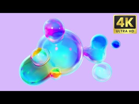 Colorful Metaballs Flowing in Smooth Liquid Motion | Abstract Visual Background | 4K HDR OLED