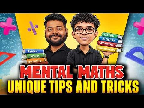 Mental Math | Unique Tips & Tricks. ✨ | Fun math tricks & shortcuts
