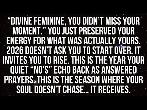 🎇 You Let Go in 2025… Now 2026 Unfolds the Miracle You Were Always Meant For