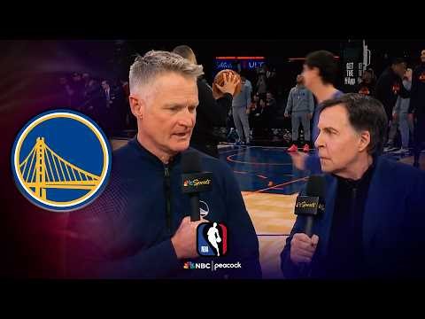 Steve Kerr unpacks 72-game season, Steph Curry's return | Basketball Night in America | NBA on NBC