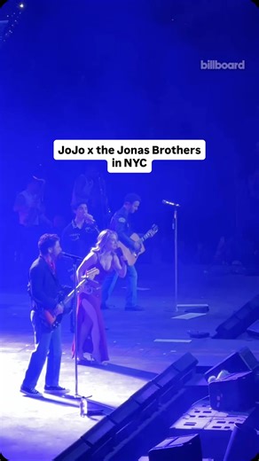 @iamjojo returned to the @jonasbrothers’ Greetings From Your Hometown stage in Brooklyn, NY for the final night of the tour to perform “Too Little Too Late” 🎤 | Billboard