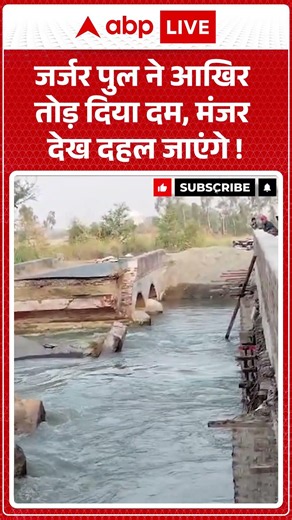 Viral News : जर्जर पुल ने आखिर तोड़ दिया दम, मंजर देख दहल जाएंगे! | #ytshorts #bridgecollapsed