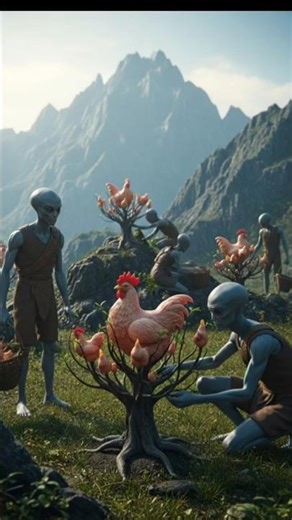 When Aliens Started Farming Chickens on Earth