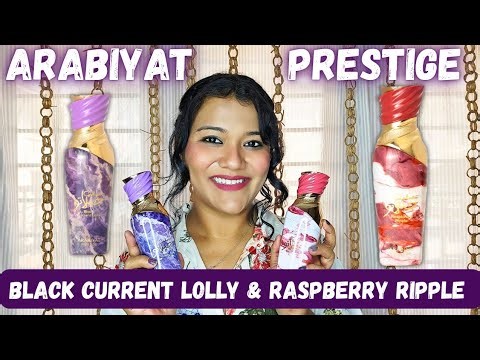 NEW PERFUMES FROM ARABIYAT PRESTIGE - GELATO BLACK CURRENT LOLLY & RADBERRY RIPPLE #perfume #review