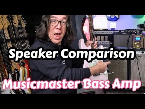 A/B comparison Celestion speakers - Fender Musicmaster Bass Amps