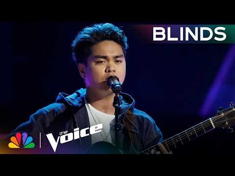 Lance Tenazas CHARMS the Crowd with Bruno Mars’ “Risk It All" | The Voice Blind Auditions | NBC