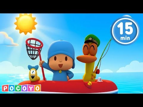 Pocoyo 🇦🇪 - القناة الرسمية - بوكويو يلعب في الماء! 💦☀️ [15 دقيقة] رسوم متحركة للأطفال