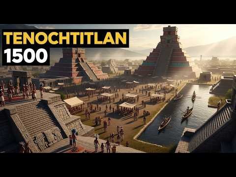 The Aztec Empire in color (AI Reconstruction)