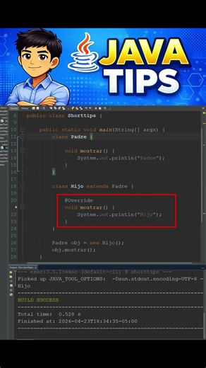 Java Tip #8 | ¿Qué imprime este código? #Java # #Developer #Shorts #Coding