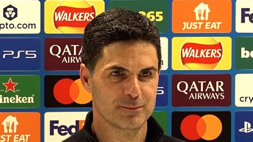 Arteta as thrilled as Arteta can be about Arsenal reaching Champions League final