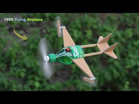 How to Build a High Performance RC Plane from Plastic Bottles ✈️🔥