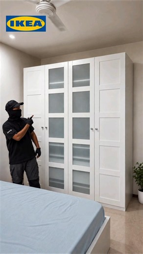 IKEA PAX BERGSBO Wardrobe Installation