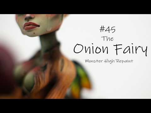 I made The Onion cry! // Creating The Onion Fairy doll figurine.
