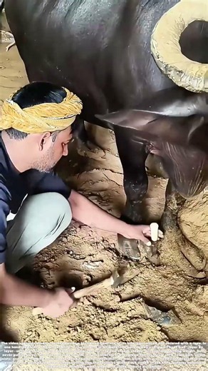 Shaping the Step: How a Hammer and Knife Restore a Cow's Comfort