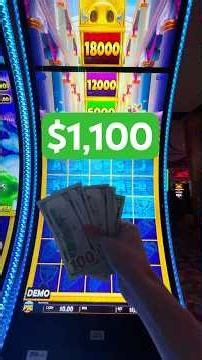 My BIGGEST Slot Machine Spin EVER and This Happened..￼