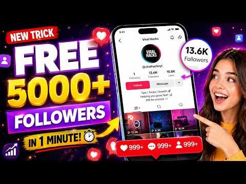 TikTok Followers Without Login | Works Every 24 Hours - GET FREE TIKTOK FOLOWERS