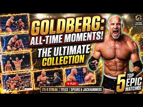 Every Goldberg WWE PPV Match 10-11 | 720p HD