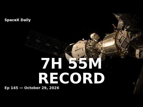 Crew Dragon Grace Docks ISS in Record 7 Hours 55 Minutes