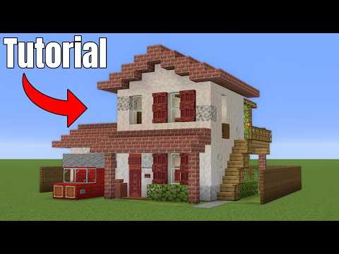 How to Build a Pale Oak House in Minecraft | With Interior
