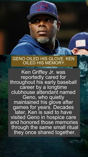 GENO OILED HIS GLOVE. KEN OILED HIS MEMORY.