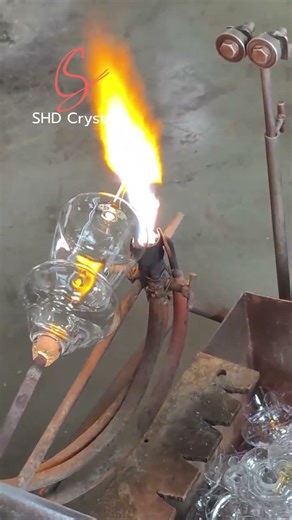 How a Luxury Glass Goblet is Actually Made 🍷 #shorts