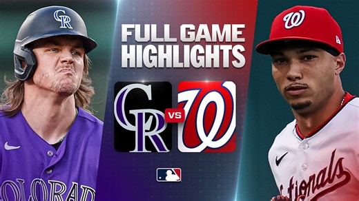 ROCKIES vs. NATIONALS: Official Full Game Highlights (August 26) | 2026 MLB Season