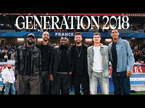 Génération 2018 à la rencontre des Bleus (avec Varane, Giroud, Matuidi, Umtiti, Pavard et Nzonzi)