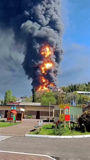 New fires have been reported in Tuapse, Russia. Additional storage tanks caught fire. #Russia