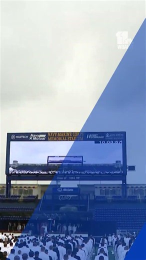Blue Angels over USNA Graduation