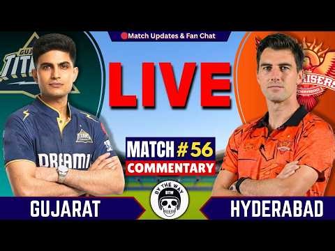 🔴IPL : SRH vs GT, 56th match IPL 2026 | Live Cricket match Today | Hyderabad vs Gujarat Live