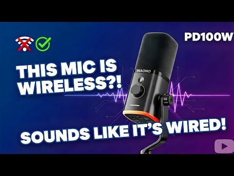 PD100W The Wireless Mic That Doesn’t Sound Wireless
