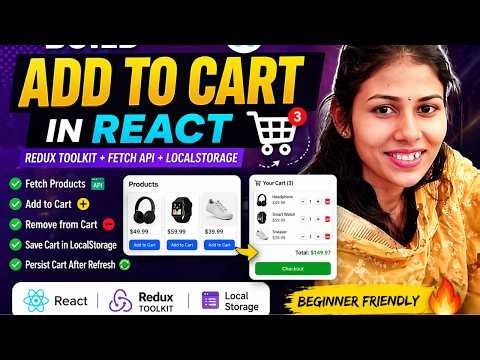 Build Add to Cart in React 🛒 Redux Toolkit + Fetch API (Step-by-Step)