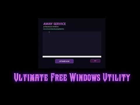 Ultimate FREE WINDOWS OPTIMIZER (FREE FPS BOOST 0 DELAY)