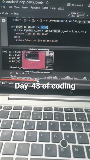 Day-46 of coding #vscode #coding #code #python #programminglanguage #programming #campusx