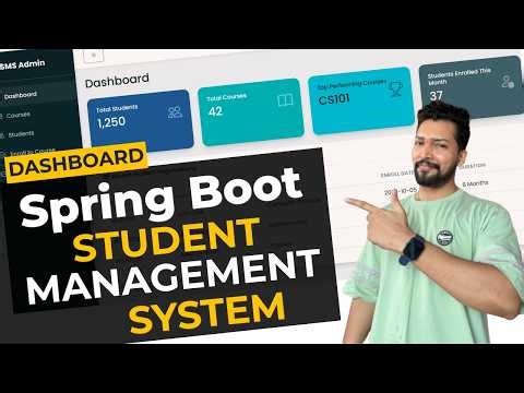 Build Your First Spring Boot Dashboard | Student Management System Project