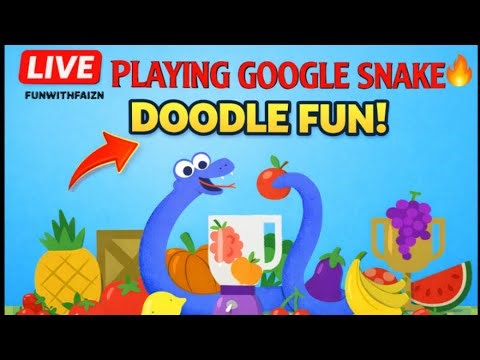 LIVE Google Snake Game 🐍 | Mobile Gameplay 🔥 | High Score Challenge