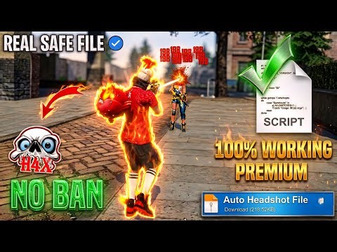 Free Fire Auto Headshot Config File🎯🌠 Macro Aimbot + No Recoil Regedit ‼️ Antiban VIP Script 👽