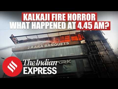 Kalkaji Restaurant Fire: 3 LPG Cylinders Exploded as Firefighters Save Elderly Woman