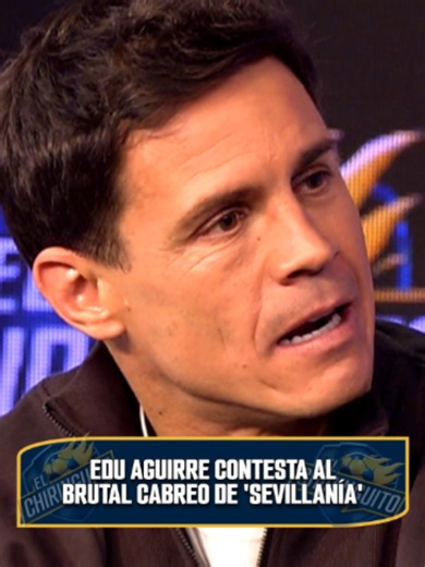 Edu Aguirre responde a Sevillanía: “Hay que venir lloradito de casa”