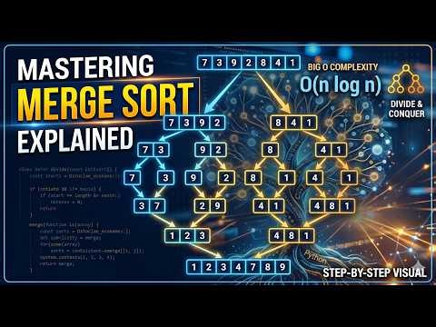Merge Sort Explained in 10 Minutes (Step-by-Step) 🚀